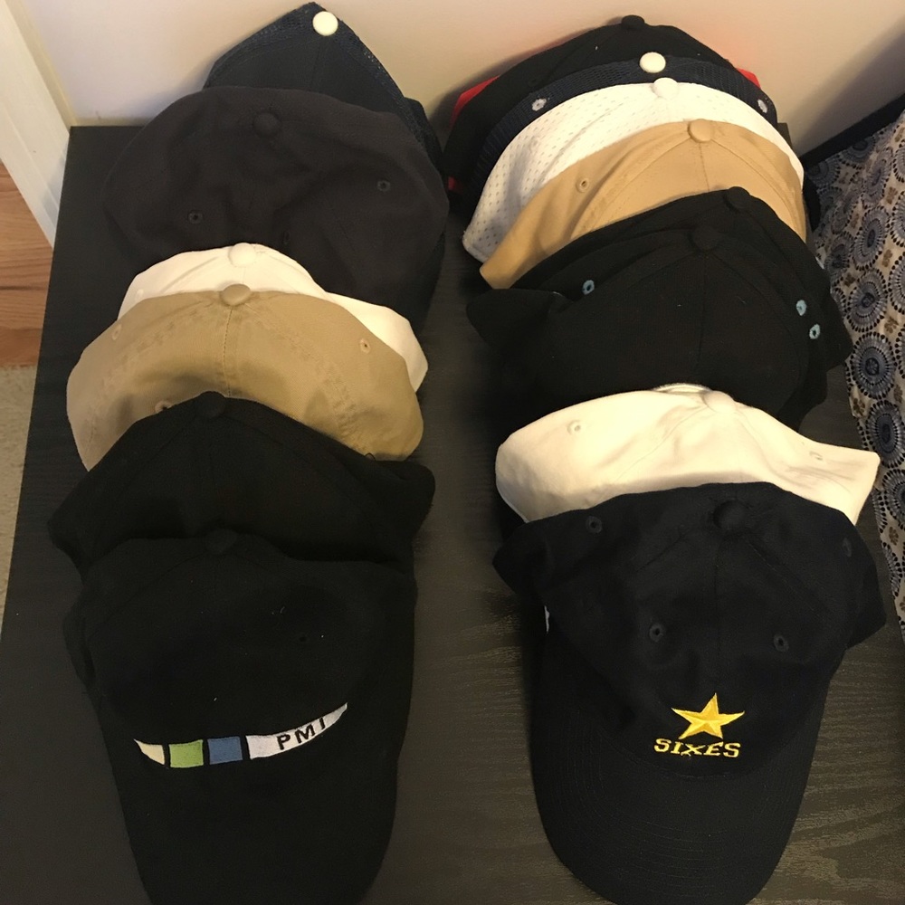 15 baseball caps